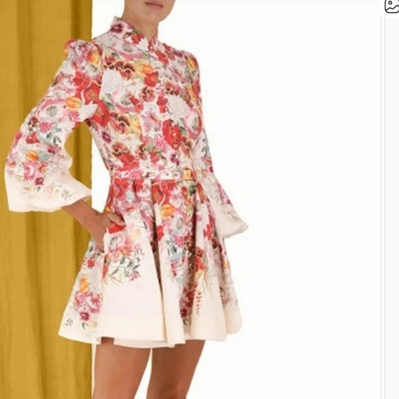Zimmermann Dresses & Skirts - Zimmermann wonderland posey buttoned mini dress Size 1